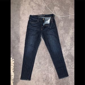 American eagle/AE high rise jeggings dark wash